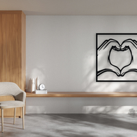 Heart Hands Wall Art - Thumbnail 2
