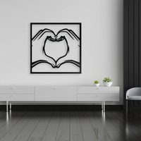 Heart Hands Wall Art - Thumbnail 6