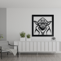 Yoda Wall Art Decor - Thumbnail 1