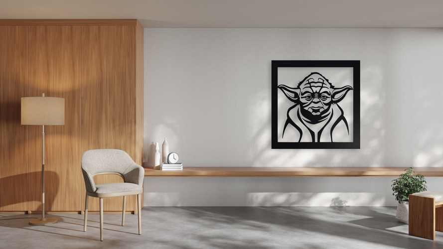 Yoda Wall Art Decor