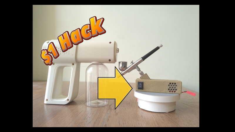 DIY Spray Paint Pump from Disinfectant Sprayer