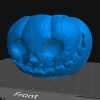 Pumpkin Head Planter-Pot - Thumbnail 1