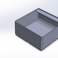 Gridfinity 4x4 Bin – 5u Tall with Curved Grab Front - Thumbnail 2