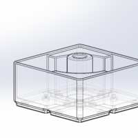 Gridfinity 4x4 Teflon Tape Holder – Stacked Dual Roll - Thumbnail 2