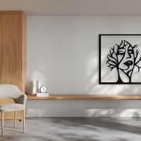 Woman Tree Face Wall Art - Thumbnail 2