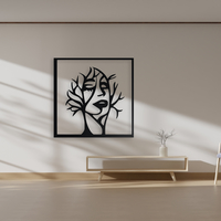 Woman Tree Face Wall Art - Thumbnail 5