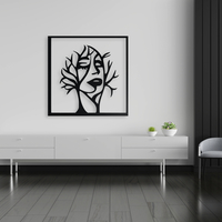 Woman Tree Face Wall Art - Thumbnail 6