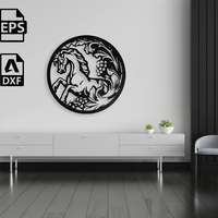 Equestrian Vine Medallion Wall Art - Thumbnail 6