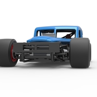 Vintage Asphalt Modified stock car V5 Scale 1:25 - Thumbnail 6