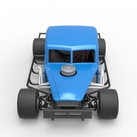 Vintage Asphalt Modified stock car V5 Scale 1:25 - Thumbnail 8