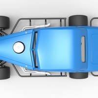 Vintage Asphalt Modified stock car V5 Scale 1:25 - Thumbnail 11