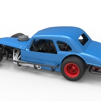 Vintage Asphalt Modified stock car V5 Scale 1:25 - Thumbnail 12