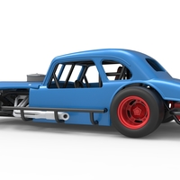 Vintage Asphalt Modified stock car V5 Scale 1:25 - Thumbnail 13