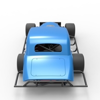 Vintage Asphalt Modified stock car V5 Scale 1:25 - Thumbnail 17