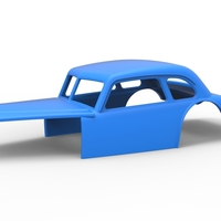 Shell of Vintage Asphalt Modified stock car V4 Scale 1:25 - Thumbnail 1