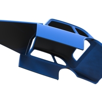 Shell of Vintage Asphalt Modified stock car V4 Scale 1:25 - Thumbnail 3