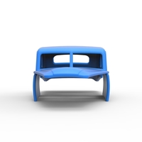 Shell of Vintage Asphalt Modified stock car V4 Scale 1:25 - Thumbnail 5