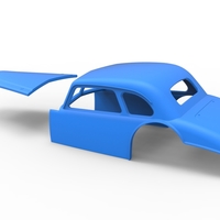 Shell of Vintage Asphalt Modified stock car V4 Scale 1:25 - Thumbnail 17