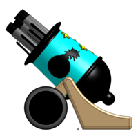 cannon pen holder - Thumbnail 2