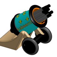 cannon pen holder - Thumbnail 3