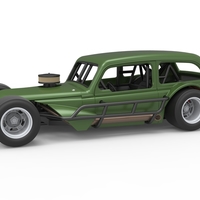 Vintage Asphalt Modified stock car V7 Scale 1:25 - Thumbnail 1