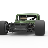 Vintage Asphalt Modified stock car V7 Scale 1:25 - Thumbnail 6