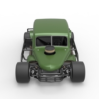 Vintage Asphalt Modified stock car V7 Scale 1:25 - Thumbnail 8