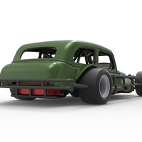 Vintage Asphalt Modified stock car V7 Scale 1:25 - Thumbnail 19