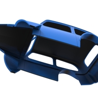 Shell of Vintage Asphalt Modified stock car V5 Scale 1:25 - Thumbnail 3