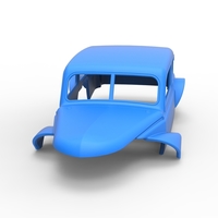 Shell of Vintage Asphalt Modified stock car V5 Scale 1:25 - Thumbnail 4