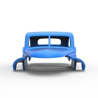 Shell of Vintage Asphalt Modified stock car V5 Scale 1:25 - Thumbnail 5