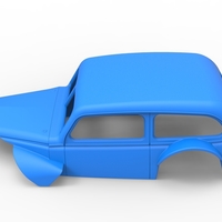 Shell of Vintage Asphalt Modified stock car V5 Scale 1:25 - Thumbnail 8