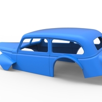 Shell of Vintage Asphalt Modified stock car V5 Scale 1:25 - Thumbnail 10