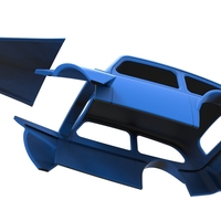 Shell of Vintage Asphalt Modified stock car V5 Scale 1:25 - Thumbnail 15