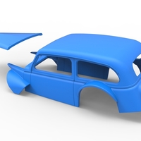 Shell of Vintage Asphalt Modified stock car V5 Scale 1:25 - Thumbnail 16