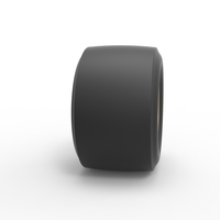 Wheel from Asphalt Modified stock car Version 4 Scale 1o 25 - Thumbnail 3