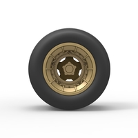 Wheel from Asphalt Modified stock car Version 4 Scale 1o 25 - Thumbnail 5