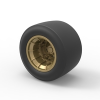 Wheel from Asphalt Modified stock car Version 4 Scale 1o 25 - Thumbnail 7