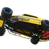 Vintage Asphalt Modified stock car V8 Scale 1:25 - Thumbnail 3