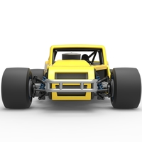 Vintage Asphalt Modified stock car V8 Scale 1:25 - Thumbnail 7