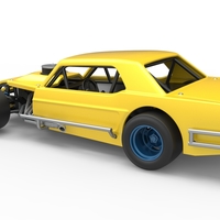 Vintage Asphalt Modified stock car V8 Scale 1:25 - Thumbnail 11