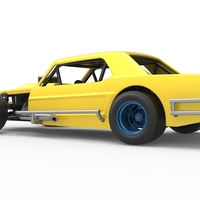 Vintage Asphalt Modified stock car V8 Scale 1:25 - Thumbnail 12