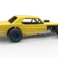 Vintage Asphalt Modified stock car V8 Scale 1:25 - Thumbnail 18