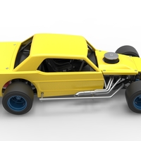 Vintage Asphalt Modified stock car V8 Scale 1:25 - Thumbnail 19