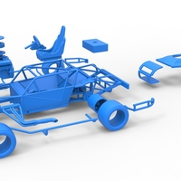 Vintage Asphalt Modified stock car V8 Scale 1:25 - Thumbnail 24