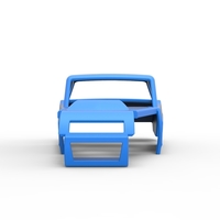 Shell of Vintage Asphalt Modified stock car V6 Scale 1:25 - Thumbnail 5