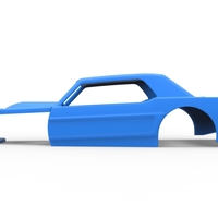 Shell of Vintage Asphalt Modified stock car V6 Scale 1:25 - Thumbnail 7