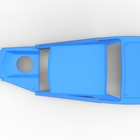 Shell of Vintage Asphalt Modified stock car V6 Scale 1:25 - Thumbnail 9