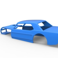 Shell of Vintage Asphalt Modified stock car V6 Scale 1:25 - Thumbnail 10