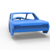 Shell of Vintage Asphalt Modified stock car V6 Scale 1:25 - Thumbnail 11